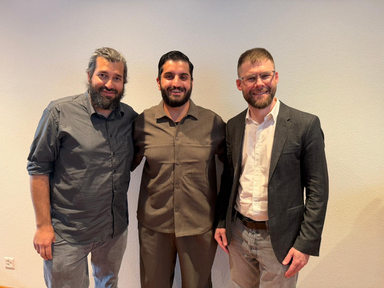 André Rehmann, Mehmet Dogan und Alain Burger